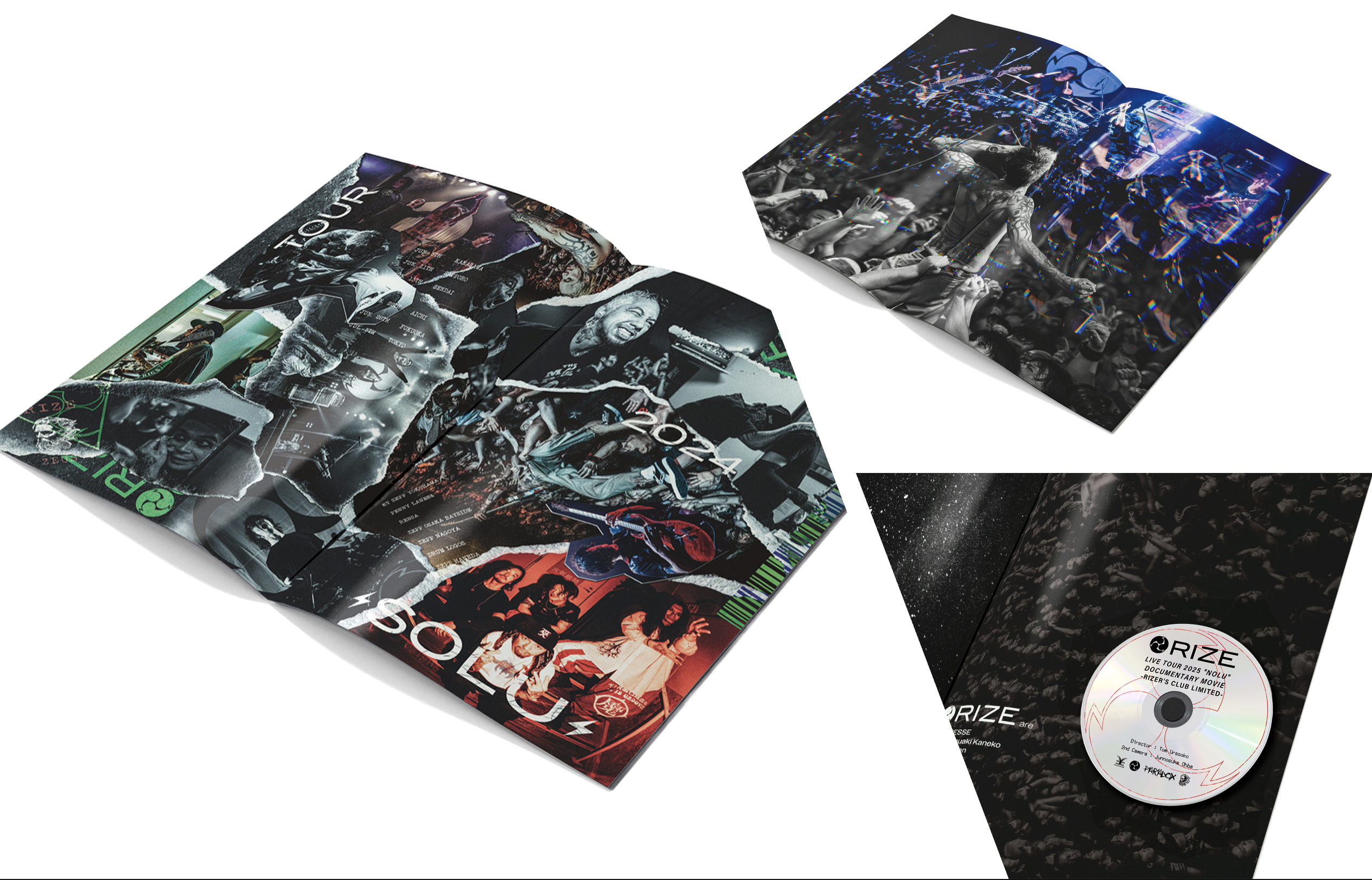 RIZE LIVE TOUR 'SOUL' DVD グッズ特典 SiiiCK | RIZE 7年ぶりの復活ツアーを捉えた写真集を、こだわり抜いた